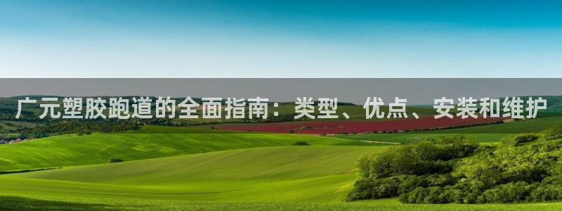 凯时a88：广元塑胶跑道的全面指南：类型、优点、安装