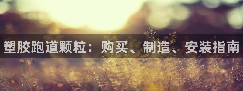 有人在凯时赢过钱吗：塑胶跑道颗粒：购买、制造、安装指南
