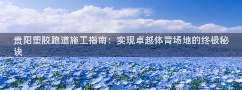 尊龙现金：贵阳塑胶跑道施工指南：实现卓越体育场地的终极秘
诀