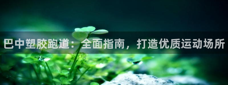 尊龙凯时人生就是博·(中国)：巴中塑胶跑道：全面指南