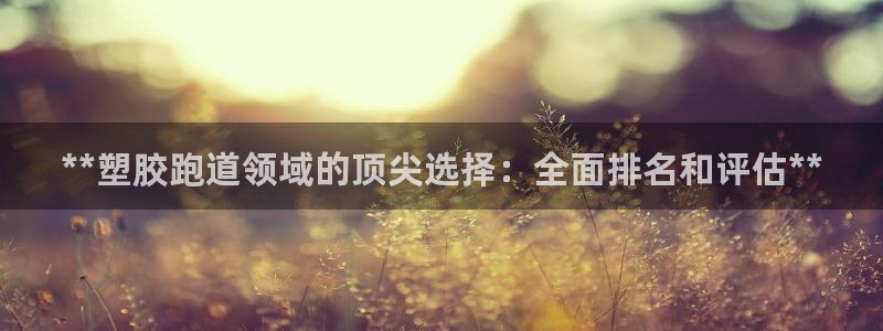 尊龙手机客户端app：**塑胶跑道领域的顶尖选择：全面排名和