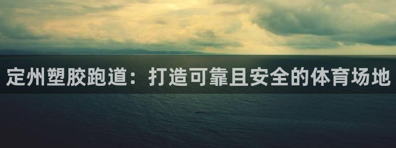 尊龙人生就是博客服：定州塑胶跑道：打造可靠且安全的体育场地