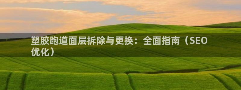 尊龙z6网址：塑胶跑道面层拆除与更换：全面指南（SE
