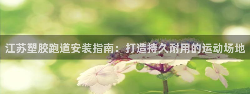 尊龙现金一下指导AG发财网：江苏塑胶跑道安装指南：打