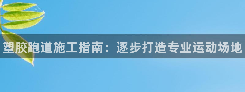 尊龙官网手机版：塑胶跑道施工指南：逐步打造专业运动场